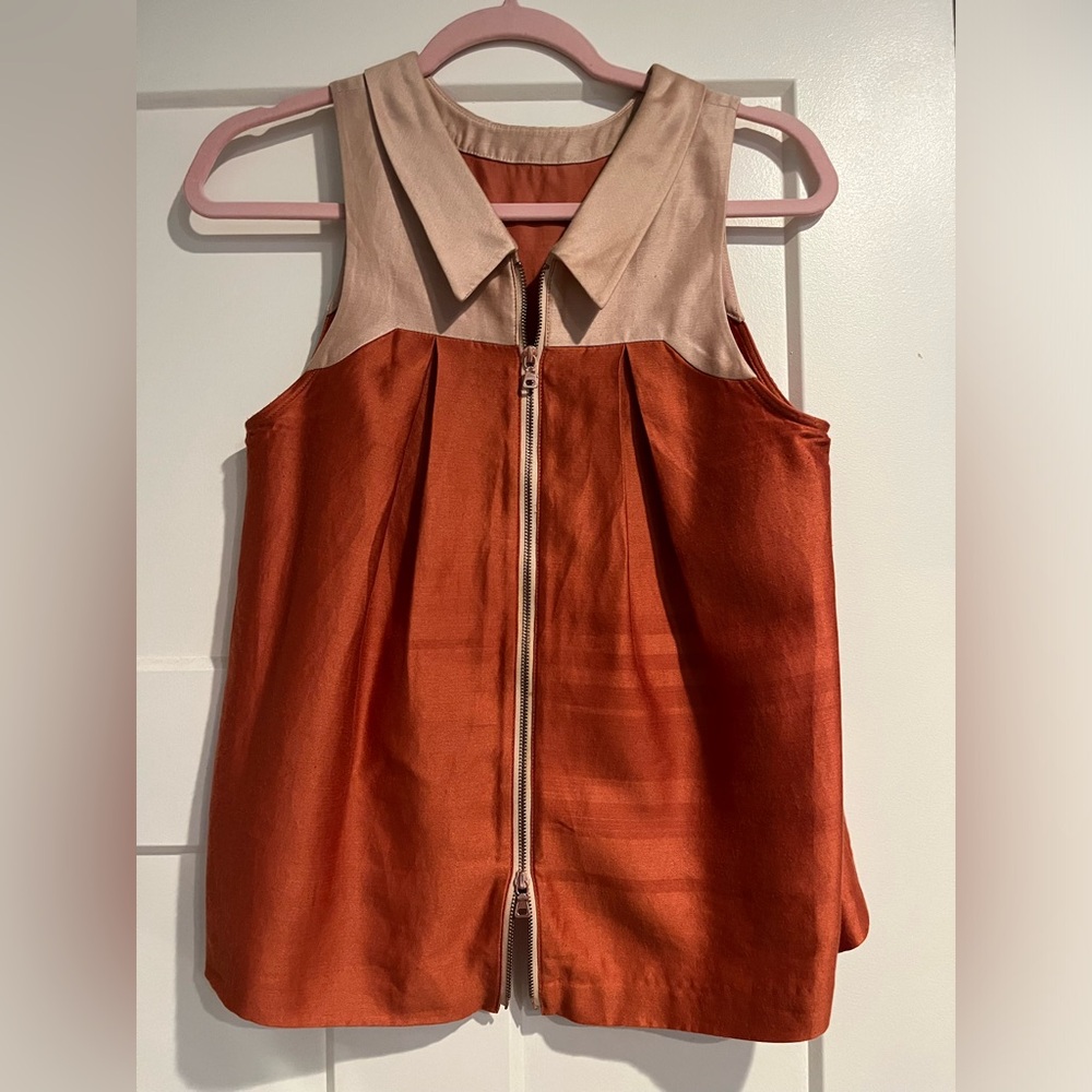 HD in Paris Sleeveless Top - Orange - Size 6